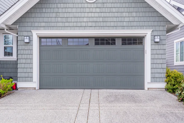 A garage door